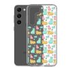 Cat Cute Colorful Samsung Clear Case
