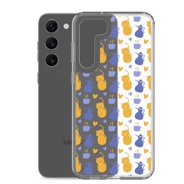 clear-case-for-samsung-samsung-galaxy-s23-plus-case-with-phone-6a1e7c2046d6c.jpg Tea and Cat Samsung Clear Case
