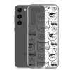 Cartoonish Cat Samsung Clear Case