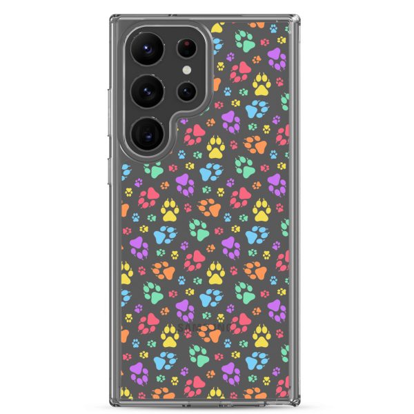 clear-case-for-samsung-samsung-galaxy-s23-ultra-case-on-phone-6a1e7870d3e6c.jpg Puppy Paw Prints Samsung Clear Case