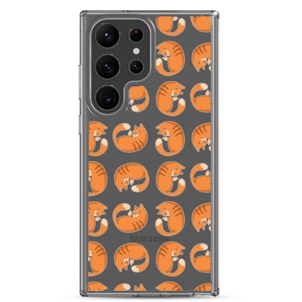 clear-case-for-samsung-samsung-galaxy-s23-ultra-case-on-phone-6a1e7a45567aa.jpg Orange Cat Samsung Clear Case