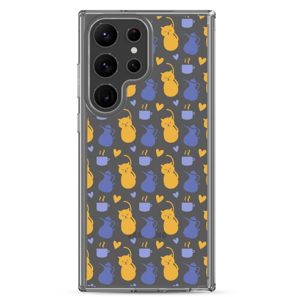 clear-case-for-samsung-samsung-galaxy-s23-ultra-case-on-phone-6a1e7c2046de2.jpg Tea and Cat Samsung Clear Case