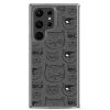 Cartoonish Cat Samsung Clear Case