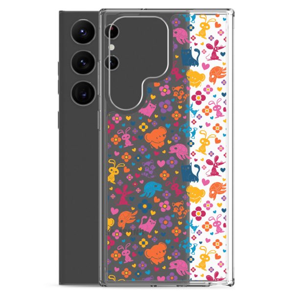 clear-case-for-samsung-samsung-galaxy-s23-ultra-case-with-phone-6a1e77251a7e5.jpg Colorful Animals and Heart Samsung Clear Case