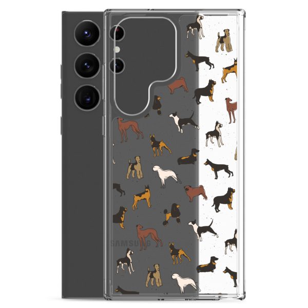 Dog Breeds Samsung Clear Case