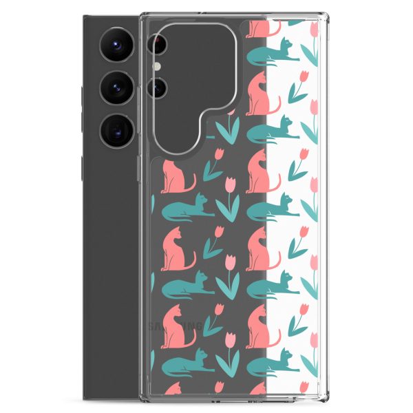 clear-case-for-samsung-samsung-galaxy-s23-ultra-case-with-phone-6a1e7a0824ab6.jpg Cat Silhouettes Samsung Clear Case