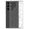 Cat Outline Samsung Clear Case