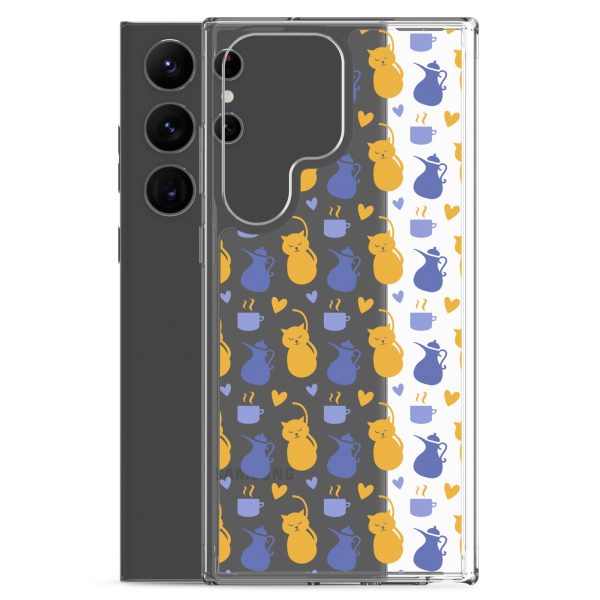 clear-case-for-samsung-samsung-galaxy-s23-ultra-case-with-phone-6a1e7c2046e29.jpg Tea and Cat Samsung Clear Case