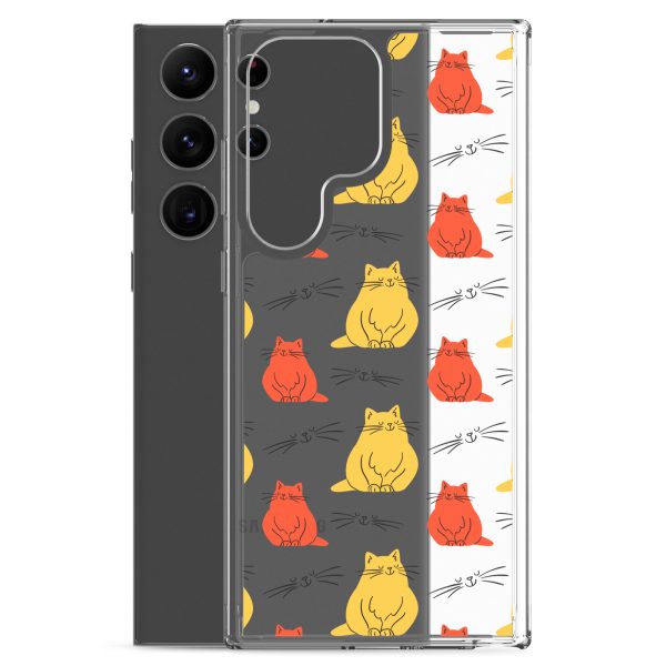 clear-case-for-samsung-samsung-galaxy-s23-ultra-case-with-phone-6a1e7c8ddb4c0.jpg Abstract Colorful Cats Samsung Clear Case