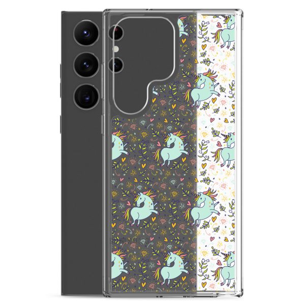Hand-Drawn Unicorn Samsung Clear Case