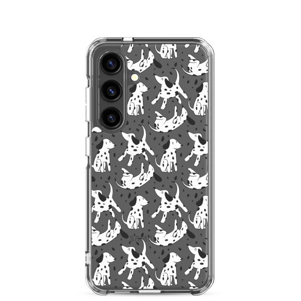 clear-case-for-samsung-samsung-galaxy-s24-case-on-phone-6a1e776bad7f1.jpg Dalmatian Dog Samsung Clear Case