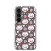 clear-case-for-samsung-samsung-galaxy-s24-case-on-phone-6a1e79e64a0bd.jpg Cat Flowers and Hearts Samsung Clear Case