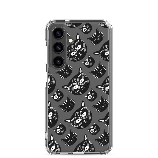 clear-case-for-samsung-samsung-galaxy-s24-case-on-phone-6a1e7cd3a97b6.jpg Funky Cats Samsung Clear Case
