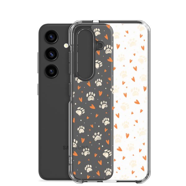 clear-case-for-samsung-samsung-galaxy-s24-case-with-phone-6a1e7832a842a.jpg Paws Prints Hearts Samsung Clear Case