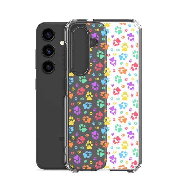 clear-case-for-samsung-samsung-galaxy-s24-case-with-phone-6a1e7870d4351.jpg Puppy Paw Prints Samsung Clear Case
