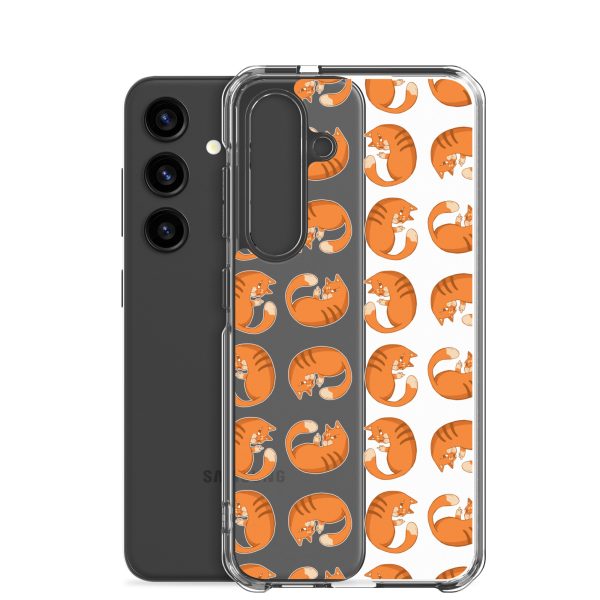 clear-case-for-samsung-samsung-galaxy-s24-case-with-phone-6a1e7a4556db9.jpg Orange Cat Samsung Clear Case