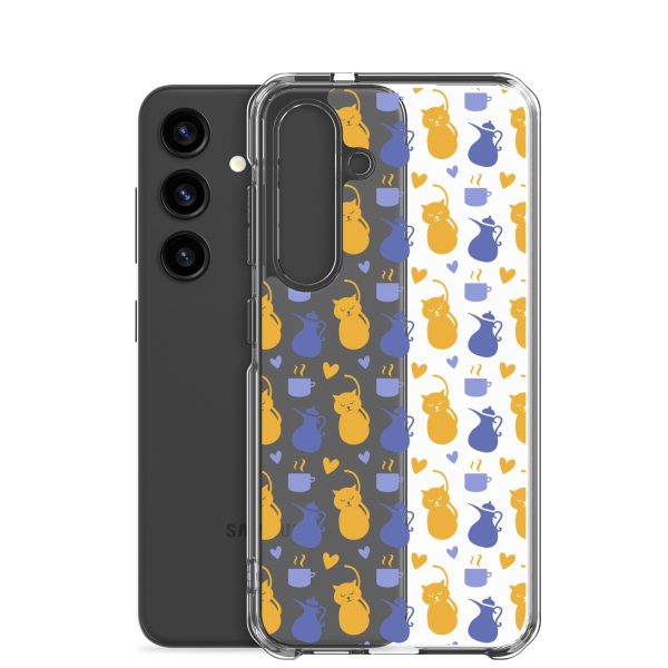 clear-case-for-samsung-samsung-galaxy-s24-case-with-phone-6a1e7c204710c.jpg Tea and Cat Samsung Clear Case