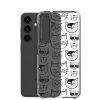 Cartoonish Cat Samsung Clear Case