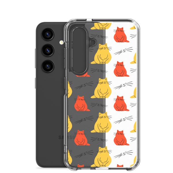 clear-case-for-samsung-samsung-galaxy-s24-case-with-phone-6a1e7c8ddbaec.jpg Abstract Colorful Cats Samsung Clear Case