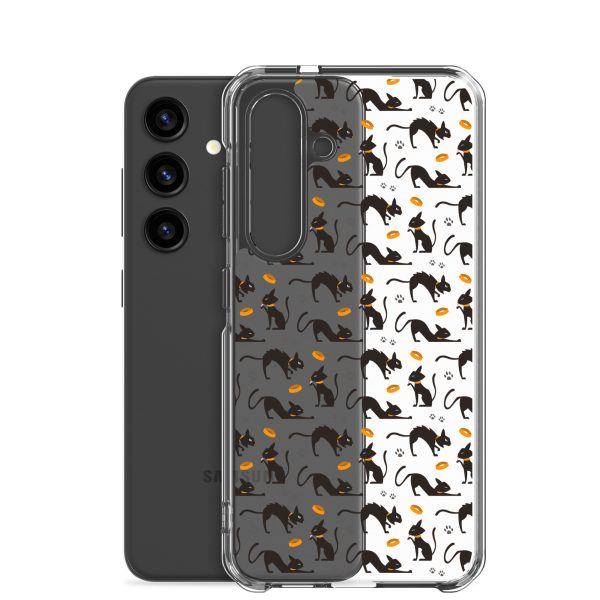 clear-case-for-samsung-samsung-galaxy-s24-case-with-phone-6a38ff116f5df.jpg Halloween Seamless Cat Samsung Clear Case