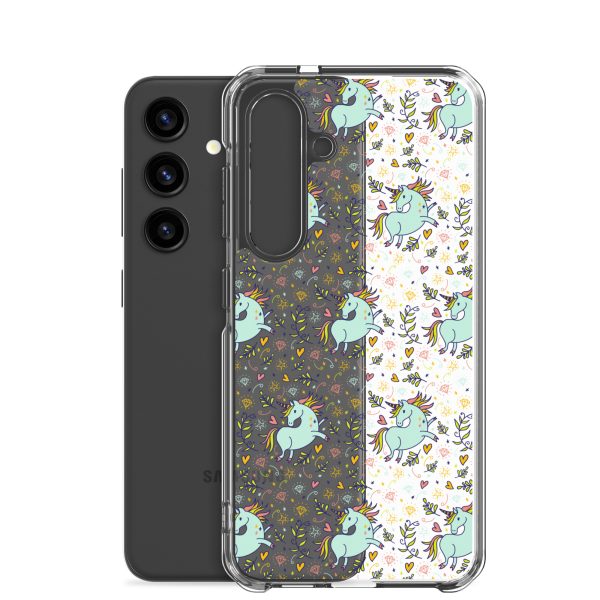 Hand-Drawn Unicorn Samsung Clear Case
