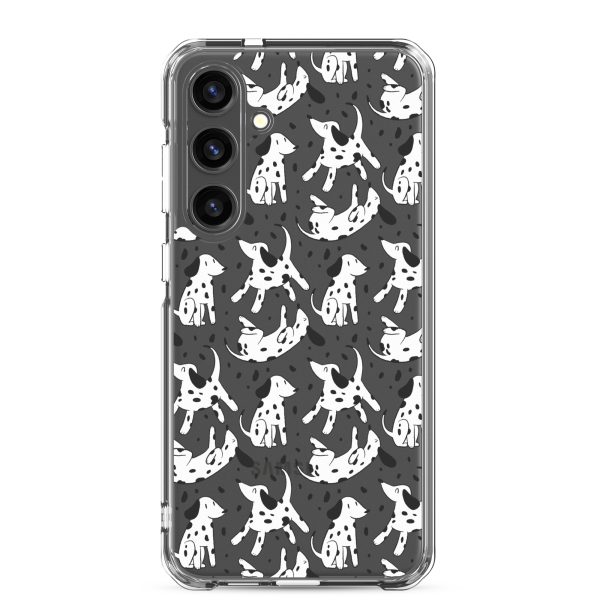 clear-case-for-samsung-samsung-galaxy-s24-plus-case-on-phone-6a1e776bad66f.jpg Dalmatian Dog Samsung Clear Case
