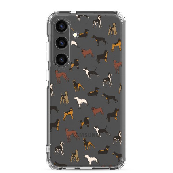 Dog Breeds Samsung Clear Case