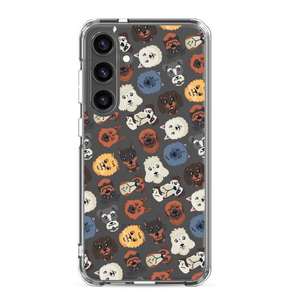 clear-case-for-samsung-samsung-galaxy-s24-plus-case-on-phone-6a1e78b0142fc.jpg Dogs Heads Seamless Samsung Clear Case