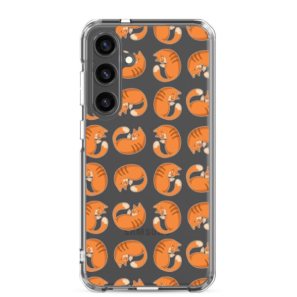 clear-case-for-samsung-samsung-galaxy-s24-plus-case-on-phone-6a1e7a4556a6f.jpg Orange Cat Samsung Clear Case