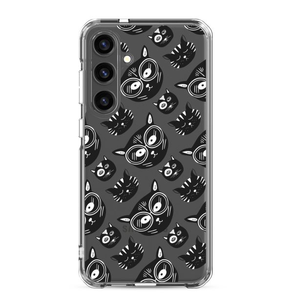 clear-case-for-samsung-samsung-galaxy-s24-plus-case-on-phone-6a1e7cd3a9636.jpg Funky Cats Samsung Clear Case