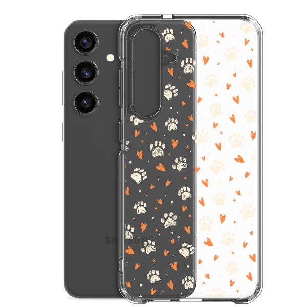 clear-case-for-samsung-samsung-galaxy-s24-plus-case-with-phone-6a1e7832a81e9.jpg Paws Prints Hearts Samsung Clear Case