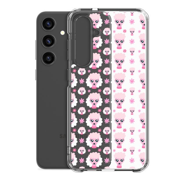 clear-case-for-samsung-samsung-galaxy-s24-plus-case-with-phone-6a1e7850c14a8.jpg Pink Poodle Samsung Clear Case