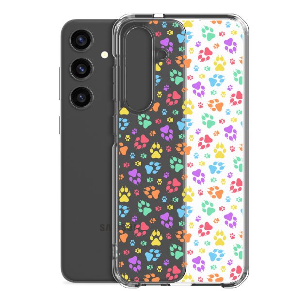 clear-case-for-samsung-samsung-galaxy-s24-plus-case-with-phone-6a1e7870d4107.jpg Puppy Paw Prints Samsung Clear Case
