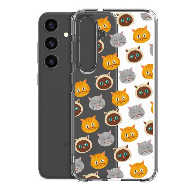 Cute Cats Samsung Clear Case