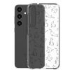 Cat Outline Samsung Clear Case