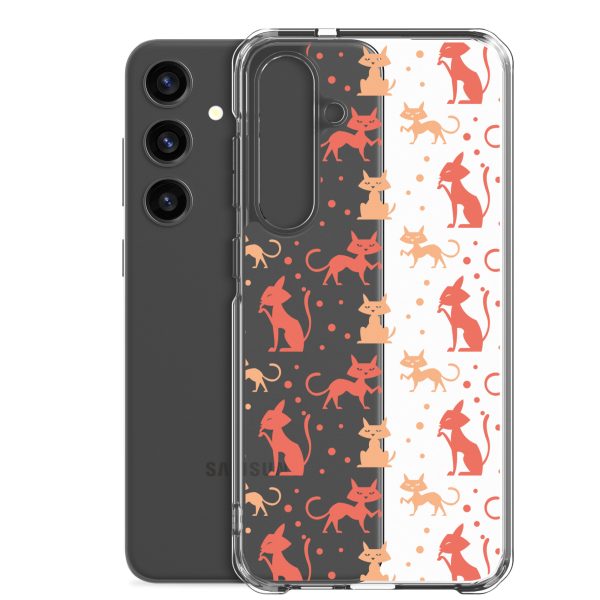 clear-case-for-samsung-samsung-galaxy-s24-plus-case-with-phone-6a1e7b9006828.jpg Cat Silhouettes Seamless Samsung Clear Case
