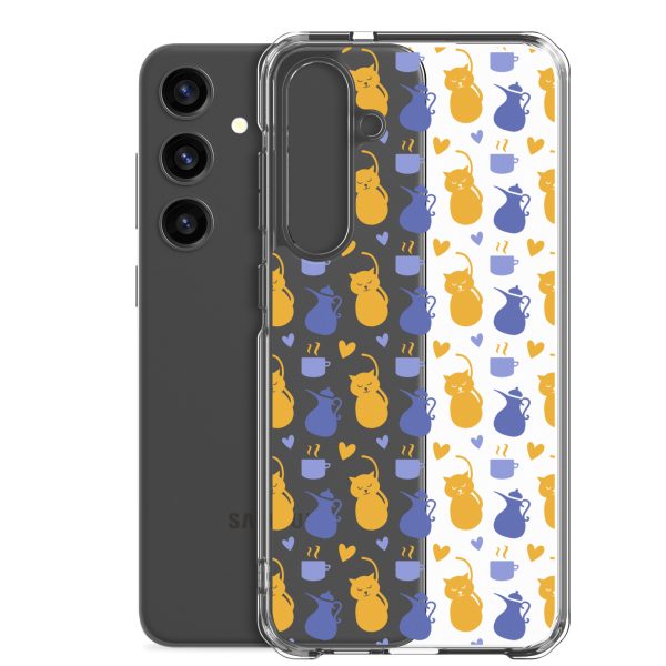 clear-case-for-samsung-samsung-galaxy-s24-plus-case-with-phone-6a1e7c2046f9a.jpg Tea and Cat Samsung Clear Case