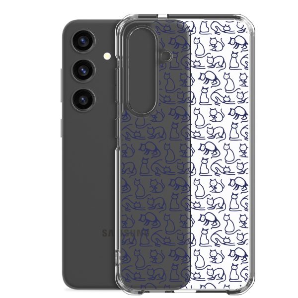clear-case-for-samsung-samsung-galaxy-s24-plus-case-with-phone-6a38fcb0859fe.jpg Simple Cat Outlines Samsung Clear Case