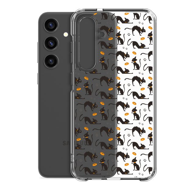 clear-case-for-samsung-samsung-galaxy-s24-plus-case-with-phone-6a38ff116f4ff.jpg Halloween Seamless Cat Samsung Clear Case