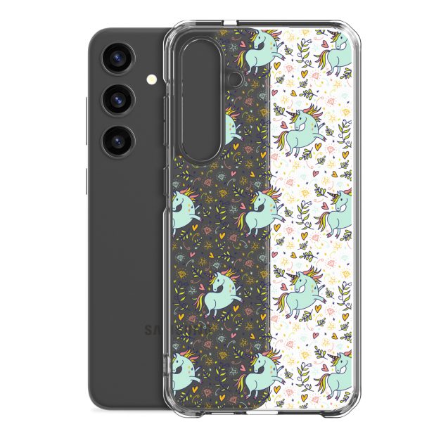 Hand-Drawn Unicorn Samsung Clear Case