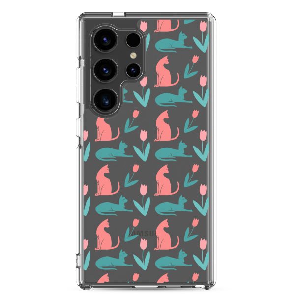 clear-case-for-samsung-samsung-galaxy-s24-ultra-case-on-phone-6a1e7a0824c8f.jpg Cat Silhouettes Samsung Clear Case