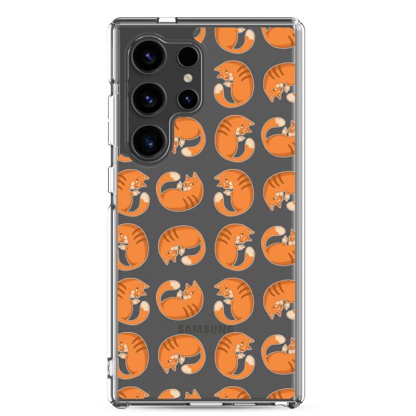clear-case-for-samsung-samsung-galaxy-s24-ultra-case-on-phone-6a1e7a4556bca.jpg Orange Cat Samsung Clear Case
