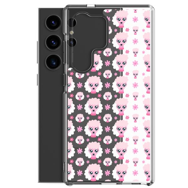 clear-case-for-samsung-samsung-galaxy-s24-ultra-case-with-phone-6a1e7850c1612.jpg Pink Poodle Samsung Clear Case