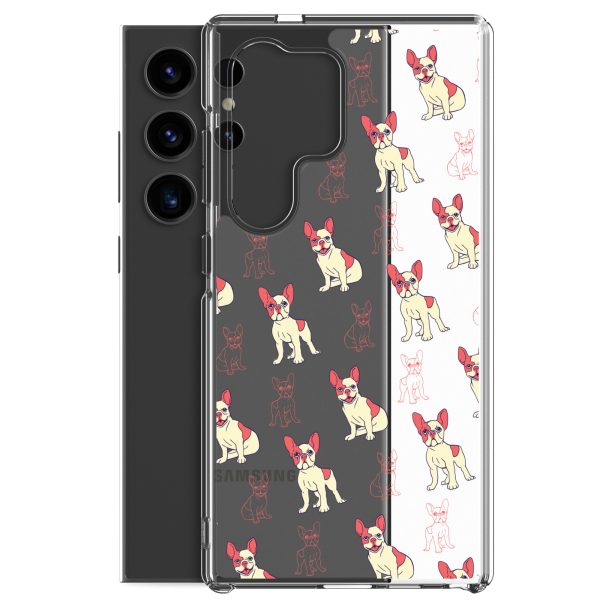 clear-case-for-samsung-samsung-galaxy-s24-ultra-case-with-phone-6a1e796b4b00d.jpg French Bulldog Samsung Clear Case