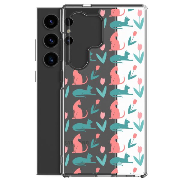 clear-case-for-samsung-samsung-galaxy-s24-ultra-case-with-phone-6a1e7a0824cd5.jpg Cat Silhouettes Samsung Clear Case
