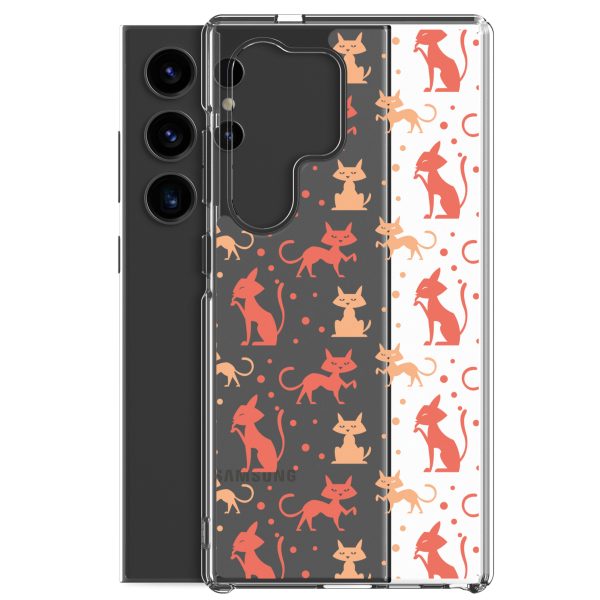 clear-case-for-samsung-samsung-galaxy-s24-ultra-case-with-phone-6a1e7b90068ee.jpg Cat Silhouettes Seamless Samsung Clear Case