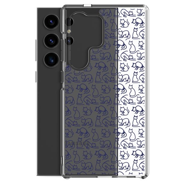 clear-case-for-samsung-samsung-galaxy-s24-ultra-case-with-phone-6a38fcb085a65.jpg Simple Cat Outlines Samsung Clear Case