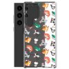 Cute Cartoon Animals Samsung Clear Case