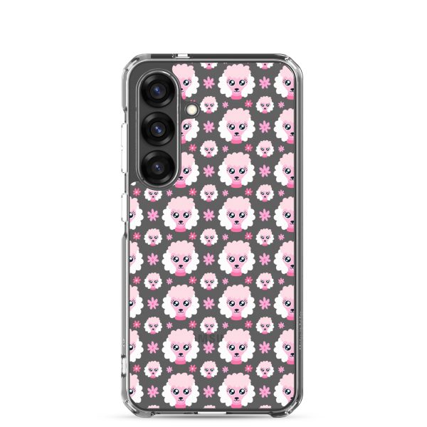clear-case-for-samsung-samsung-galaxy-s25-case-on-phone-6a1e7850c0e6a.jpg Pink Poodle Samsung Clear Case