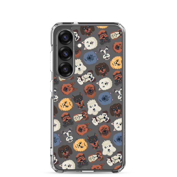 clear-case-for-samsung-samsung-galaxy-s25-case-on-phone-6a1e78b013d76.jpg Dogs Heads Seamless Samsung Clear Case